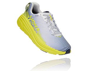 Hoka One One Rincon 2 Mens Road Running Shoes Blanc De Blanc/Citrus | AU-7581364